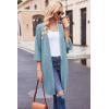 Ekouaer Robes for Women Waffle Knit Bathrobe Soft Lightweight Knee Length Loungewear S-XXL(Light Blue)