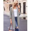Ekouaer Robes for Women Waffle Knit Bathrobe Soft Lightweight Knee Length Loungewear S-XXL(Light Grey)