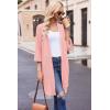 Ekouaer Robes for Women Waffle Knit Bathrobe Soft Lightweight Knee Length Loungewear S-XXL(Light Pink)