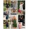 Ekouaer Sleep Shirts for Women Nightgown Short Sleeves T shirt Night Dress Round Neck Womans Nightgown with Pocket S-XXL(Army Green)