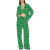 Christmas Green Deer Pattern