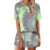Tie Dye Gray Green