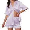 Purple White Stripes