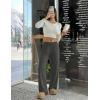 Ekouaer Pajama Pants Women Soft Casual Lounge Pajama Bottoms Comfy Stretch Sleep Pants Wide Leg Pj Bottoms with Pockets(Dark Grey)