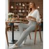 Ekouaer Pajama Pants Women Soft Casual Lounge Pajama Bottoms Comfy Stretch Sleep Pants Wide Leg Pj Bottoms with Pockets(Light Grey)