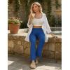 Ekouaer Pajama Pants Women Soft Casual Lounge Pajama Bottoms Comfy Stretch Sleep Pants Wide Leg Pj Bottoms with Pockets(Navy)