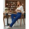 Ekouaer Pajama Pants Women Soft Casual Lounge Pajama Bottoms Comfy Stretch Sleep Pants Wide Leg Pj Bottoms with Pockets(Navy)