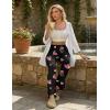 Ekouaer Pajama Pants Women Soft Casual Lounge Pajama Bottoms Comfy Stretch Sleep Pants Wide Leg Pj Bottoms with Pockets(Pink Heart)