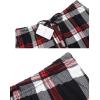 Ekouaer Women Pajama Pants Comfy Pj Bottom with Pockets Stretch Plaid Sleepwear(Plaid 2)