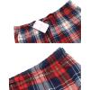 Ekouaer Women Pajama Pants Comfy Pj Bottom with Pockets Stretch Plaid Sleepwear(Plaid 3)