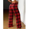 Ekouaer Women Pajama Pants Comfy Pj Bottom with Pockets Stretch Plaid Sleepwear(Plaid 6)