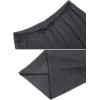 Ekouaer Women Pajama Pants Comfy Pj Bottom with Pockets Stretch Plaid Sleepwear(Pure Dark Grey)