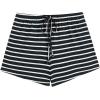 Ekouaer Women Pajama Shorts Comfy Lounge Bottom with Pockets Stretch Strip Sleepwear Drawstring Pj Bottoms Sleep Shorts(Black Strip)