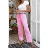 Ekouaer Womens 2 Pack Lounge Pants Comfy Pajama Pants Plaid Pajama Bottoms with Pockets Drawstring Pj Bottoms Pants(2 Pack-black_pink)
