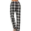 Ekouaer Womens 2 Pack Lounge Pants Comfy Pajama Pants Plaid Pajama Bottoms with Pockets Drawstring Pj Bottoms Pants(2 Pack-set 1)