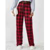 Ekouaer Womens 2 Pack Lounge Pants Comfy Pajama Pants Plaid Pajama Bottoms with Pockets Drawstring Pj Bottoms Pants(2 Pack-set 16)