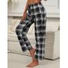 Ekouaer Womens 2 Pack Lounge Pants Comfy Pajama Pants Plaid Pajama Bottoms with Pockets Drawstring Pj Bottoms Pants(2 Pack-set 17)