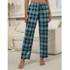 Ekouaer Womens 2 Pack Lounge Pants Comfy Pajama Pants Plaid Pajama Bottoms with Pockets Drawstring Pj Bottoms Pants(2 Pack-set 18)