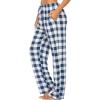 Ekouaer Womens 2 Pack Lounge Pants Comfy Pajama Pants Plaid Pajama Bottoms with Pockets Drawstring Pj Bottoms Pants(2 Pack-set 3)