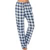 Ekouaer Womens 2 Pack Lounge Pants Comfy Pajama Pants Plaid Pajama Bottoms with Pockets Drawstring Pj Bottoms Pants(2 Pack-set 3)