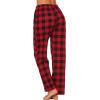 Ekouaer Womens 2 Pack Lounge Pants Comfy Pajama Pants Plaid Pajama Bottoms with Pockets Drawstring Pj Bottoms Pants(2 Pack-set 3)