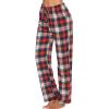 Ekouaer Womens 2 Pack Lounge Pants Comfy Pajama Pants Plaid Pajama Bottoms with Pockets Drawstring Pj Bottoms Pants(2 Pack-set 4)