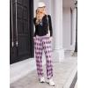 Ekouaer Womens 2 Pack Lounge Pants Comfy Pajama Pants Plaid Pajama Bottoms with Pockets Drawstring Pj Bottoms Pants(2 Pack-set 7)