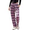 Ekouaer Womens 2 Pack Lounge Pants Comfy Pajama Pants Plaid Pajama Bottoms with Pockets Drawstring Pj Bottoms Pants(2 Pack-set 7)