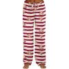 Ekouaer Women Pajama Pants Comfy Pj Bottom with Pockets Stretch Plaid Sleepwear(Teddy Bear-striped)