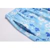Ekouaer 3 PCS Capri Pajamas for Women Set Short Sleeve Pajama Sets Floral Pj Sets Soft Sleepwear with Pockets(Blue Flowers)