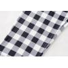 Ekouaer 3 PCS Capri Pajamas for Women Set Short Sleeve Pajama Sets Floral Pj Sets Soft Sleepwear with Pockets(Dark Grey Plaid)