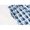 Ekouaer 3 PCS Capri Pajamas for Women Set Short Sleeve Pajama Sets Floral Pj Sets Soft Sleepwear with Pockets(Light Green Plaid)