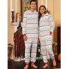 Ekouaer Christmas Matching Onesie for Couples Elk Antler Hooded Zipper Long Sleeve Pajamas with Pockets S-XXL(Christmas Elk)