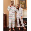Ekouaer Christmas Matching Onesie for Couples Elk Antler Hooded Zipper Long Sleeve Pajamas with Pockets S-XXL(Christmas Elk)