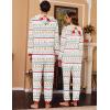 Ekouaer Christmas Matching Onesie for Couples Elk Antler Hooded Zipper Long Sleeve Pajamas with Pockets S-XXL(Christmas Elk)