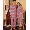 Ekouaer Christmas Matching Onesie for Couples Elk Antler Hooded Zipper Long Sleeve Pajamas with Pockets S-XXL(Elk Red)