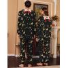 Ekouaer Christmas Matching Onesie for Couples Elk Antler Hooded Zipper Long Sleeve Pajamas with Pockets S-XXL(Golden Elk)
