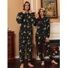 Ekouaer Christmas Matching Onesie for Couples Elk Antler Hooded Zipper Long Sleeve Pajamas with Pockets S-XXL(Golden Elk)