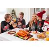 Ekouaer Family Christmas Pajamas Matching Sets Soft Long Sleeve Couple Pjs Xmas Sleepwear Holiday Lounge Set(Black-christmas Tree)