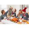 Ekouaer Family Christmas Pajamas Matching Sets Soft Long Sleeve Couple Pjs Xmas Sleepwear Holiday Lounge Set(Gray- White Snowman)