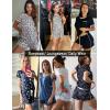 Ekouaer Pajama Set for Women 2 Piece Lounge Set Short Sleeve Tops and Shorts Soft Sleepwear, Chest Pocket(Blue Green)