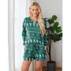 Ekouaer Pajama Set for Women Waffle Knit Lounge Sets Long Sleeve Top and Shorts Sleepwear Matching Loungewear S-XXL(Christmas Green)