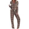 Dark Brown Plaid