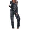 Navy Blue/Green Plaid