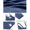 Ekouaer Jumpsuits for Women Sleeveless Spaghetti Strap Ribbed Overall Jumpsuit V Neck Summer Romper with Pockets 2025(Navy Blue)