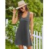 Ekouaer Nightgowns for Women Cotton Night Gown Tank Sleeveless Sleepshirt Racerback Nightdress Chemise Sleepwear S-XXXL(Grey)
