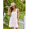 Ekouaer Nightgowns for Women Cotton Night Gown Tank Sleeveless Sleepshirt Racerback Nightdress Chemise Sleepwear S-XXXL(Pink Floral)