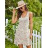 Ekouaer Nightgowns for Women Cotton Night Gown Tank Sleeveless Sleepshirt Racerback Nightdress Chemise Sleepwear S-XXXL(Yellow Floral)