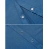 Ekouaer Women’s Nursing/Delivery/Labor/Hospital Nightdress Short Sleeve Maternity Nightgown with Button S-XXL(Blue)
