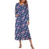 Navy Blue Floral